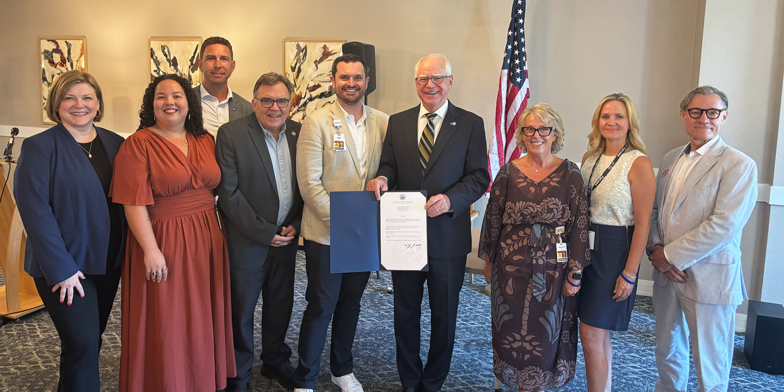 Governor Walz Celebrates New 